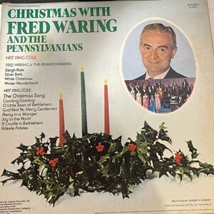 Christmas with Nate king Cole vinyl record